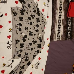 H&M Disney long sleeve crop top